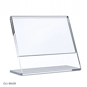 Cenówka z plexi BZ-OfficeShow CL1-50x35 50x35 prosta