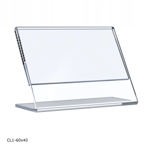 Cenówka z plexi BZ-OfficeShow CL1-60x40 60x40 prosta