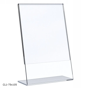 Cenówka z plexi BZ-OfficeShow CL1-75x105-0-10 75x105 prosta 10 szt.