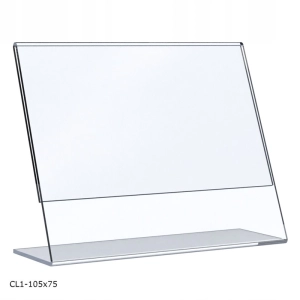 Cenówka z plexi BZ-OfficeShow CL1-105x75-0-10 105x75 prosta 10 szt.