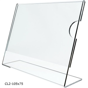 Cenówka z plexi BZ-OfficeShow CL2-105x75 105x75 pion/poziom obrotowa