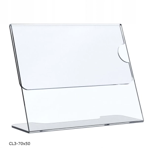 Cenówka z plexi BZ-OfficeShow CL3-70x50 70x50 profilowana