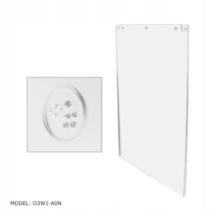 Plakatownik z plexi BZ-OfficeShow O3W1-A0N A0 pion z systemem montażowym-318804