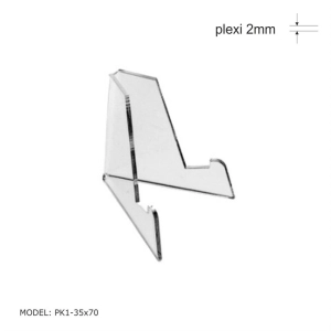 Stojak Ekspozytor / prezenter przedmiotów z plexi BZ-OfficeShow PK1-35x70 35x70