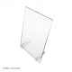 Stojak informacyjny z plexi BZ-OfficeShow O1L2-A4N A4 pion typ L