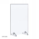 Stojak koszulka Menu / antyrama z plexi BZ-OfficeShow O1T2-A4N A4 pion na stopkach