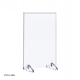Stojak koszulka Menu / antyrama z plexi BZ-OfficeShow O1T2-A5N A5 pion na stopkach