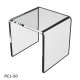 Schodek ekspozycyjny z plexi BZ-OfficeShow PC1-50 sześcian nr 1 50mm