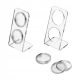 Prezenter monet kolekcjonerskich z plexi BZ-OfficeShow PL4-2x32-0-K 2x32 z kapslami