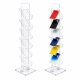 Stojak podlogowy A4 pion naprzemienny z plexi BZ-OfficeShow - 7xA4 ZYGZAK wys. 180cm