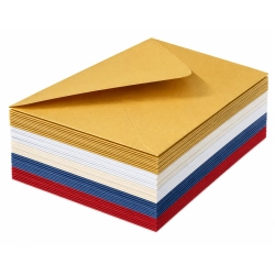 Koperty LOGOS C6 metalik mix op. 50 szt. 2474