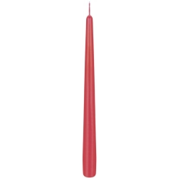 Świeca szpic DONAU HOME Standard Kolor, 22x230mm, 40 szt., czerwony