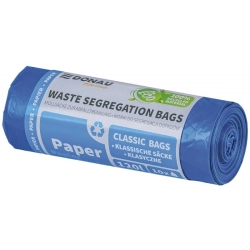 Worki na śmieci DONAU HOME do segregacji papier 120l 10 szt. niebieskie
