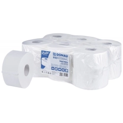 Papier toaletowy DONAU PROFESSIONAL Jumbo 2-warstwowy 480 listków 12szt. biały