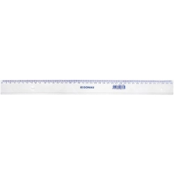 Linijka DONAU 40cm transparentna-618697
