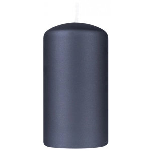 Świeca słupek DONAU HOME Standard Lakier, 60x115mm, czarny metaliczny mat