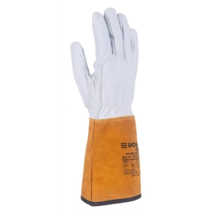 Rękawice spawalnicze DONAU SAFETY DS-KEV WELTIG, kevlar, skóra kozia, rozm. 11/XXL, biało-złote-319417