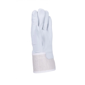 Rękawice robocze DONAU SAFETY DS-DOKGOAT, doker, skóra kozia, rozm. 10,5/XL, szaro-białe-319461