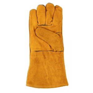 Rękawice spawalnicze DONAU SAFETY DS-KEV WELMIG, kevlar, skóra bydlęca, rozm. 10/XL, złote-319484