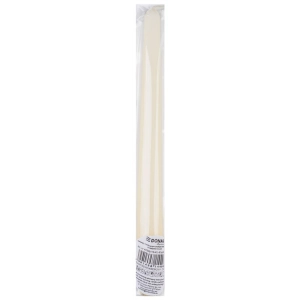 Świeca szpic DONAU HOME Standard Kolor, 22x230mm, 40 szt., kremowy-319515