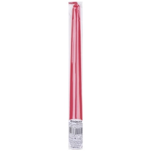 Świeca szpic DONAU HOME Standard Kolor, 22x230mm, 40 szt., czerwony-319523