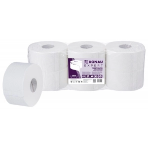 Papier toaletowy DONAU EXPERT Jumbo 2-warstwowy 400 listków 6szt. biały