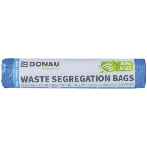 Worki na śmieci DONAU HOME do segregacji z taśmą papier 120l 10 szt. niebieskie-319629