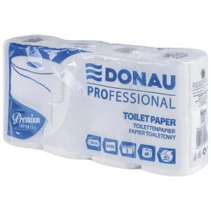 Papier toaletowy DONAU PROFESSIONAL 3-warstwowy 150 listków 8szt. biały-319678