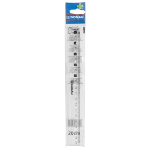 Linijka DONAU 20cm zawieszka transparentna-622669