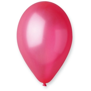 Balony GEMAR GM90 10" op.100 - metaliczne - czerwone