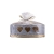 Lampion owal DONAU HOME Golden Heart 270x95mm grafitowy-319403