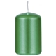 Świeca słupek DONAU HOME Adwent Lakier, 50x80mm, 4 szt., zielony połysk