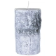 Świeca słupek DONAU HOME Brzoza, 70x120mm, biały