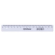 Linijka DONAU 16cm transparentna-618689