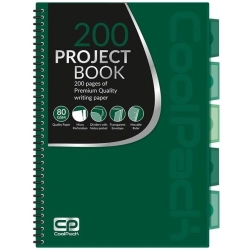 Kołonotatnik PATIO Project Book A4 200 kartek - green