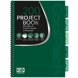 Kołonotatnik PATIO Project Book A4 200 kartek - green