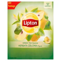 Herbata eksp. LIPTON Green TEA op.100 - pigwa-322973