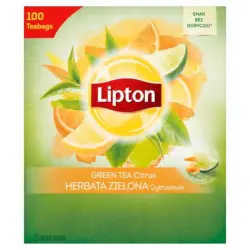 Herbata eksp. LIPTON Green TEA op.100 - cytrusowa-322975