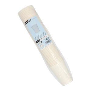 Kubek papierowy 180ml. op.50 - biały-322289