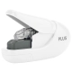 Zszywacz PLUS CORPORATION bezzszywkowy podręczny (do 5 kartek) SL-106AB - biały 31145