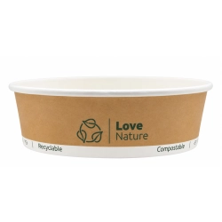 Miska papierowa LOVE NATURE 500ml. op.50 - sałatkowa