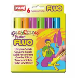Farby w sztyfcie PlayColor Fluo 6k. 10421-323849