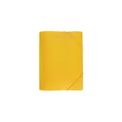 Teczka z gumką BIURFOL szeroka TGS-01 - żółta-408192
