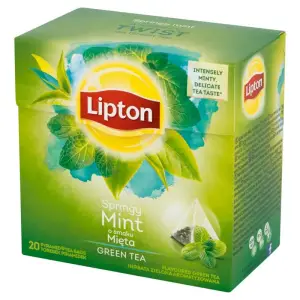 Herbata eksp. LIPTON piramidka Green Mint op.20-408074