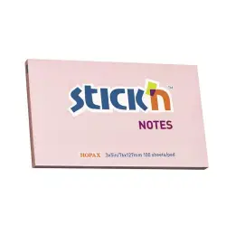 Karteczki samop. STICK'N 127x76 - pastel różowy 21154-427445