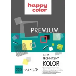 Blok techniczny HAPPY COLOR PREMIUM A4 10kol. kolorowy-427644