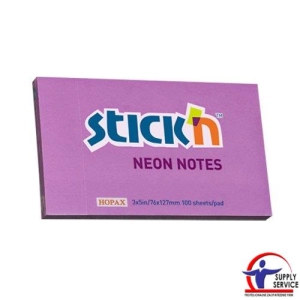 Karteczki samop. STICK'N 127x76mm 100k. Neon - fiolet-427411