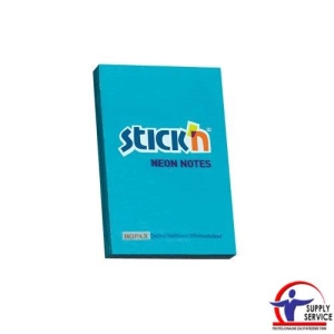 Karteczki samop. STICK'N 76x51mm 100k. Neon - niebieski-427423