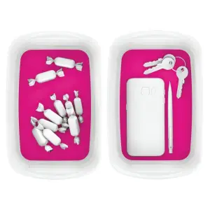 Pojemnik LEITZ MyBOX bez pokrywki - biało / różowy 52571023-427864