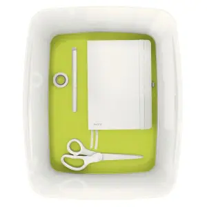 Pojemnik LEITZ MyBOX duży z pokryw. - biało / zielony 52161064-427902